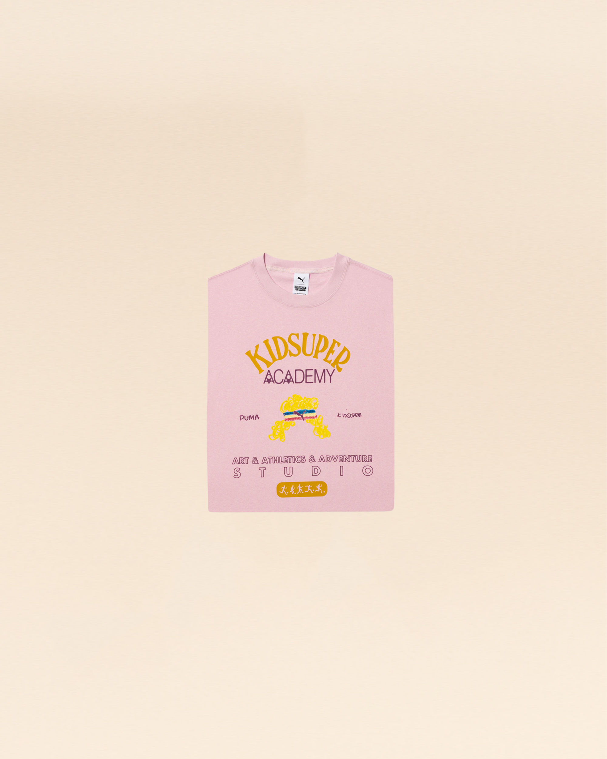 Puma KidSuper Graphic T-Shirt Pink