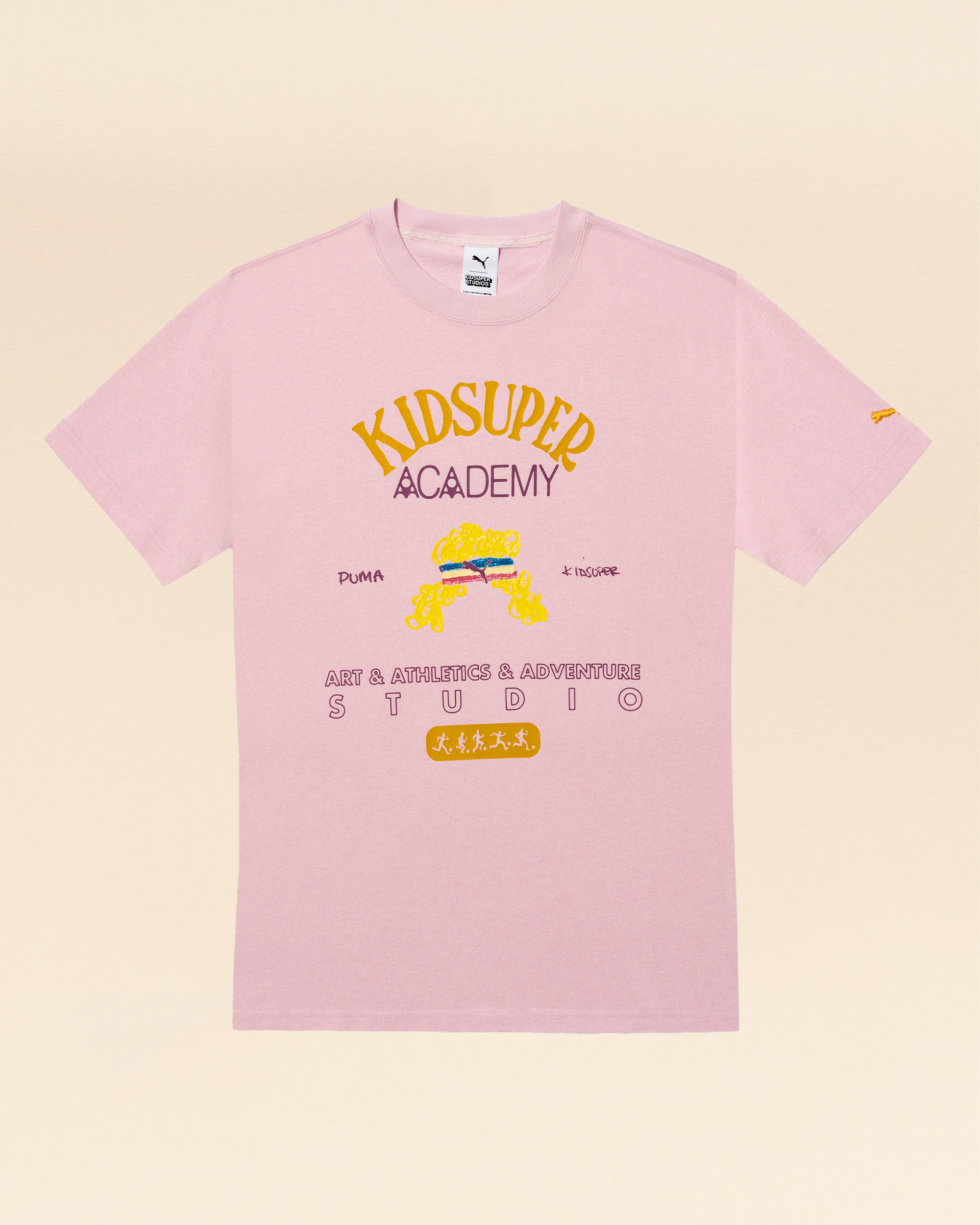 Puma KidSuper Graphic T-Shirt Pink