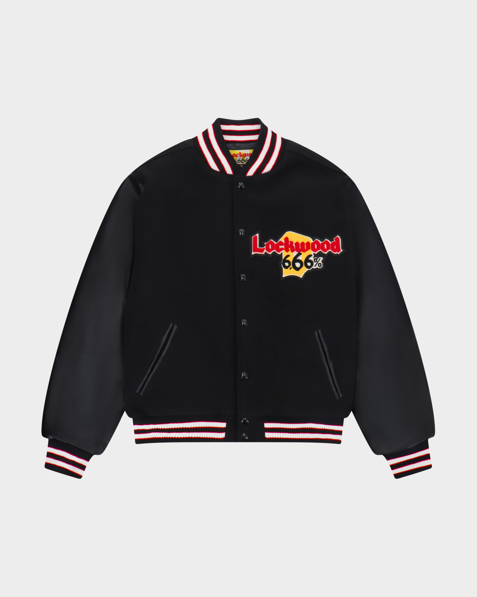 Lockwood X Duvel 666 Varsity-jack - Zwart