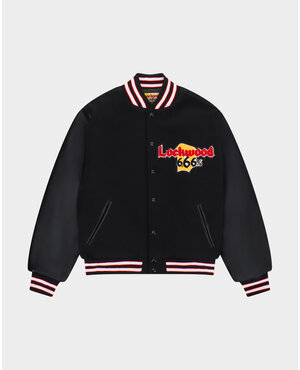 Lockwood X Duvel 666 Varsity jacket - Black