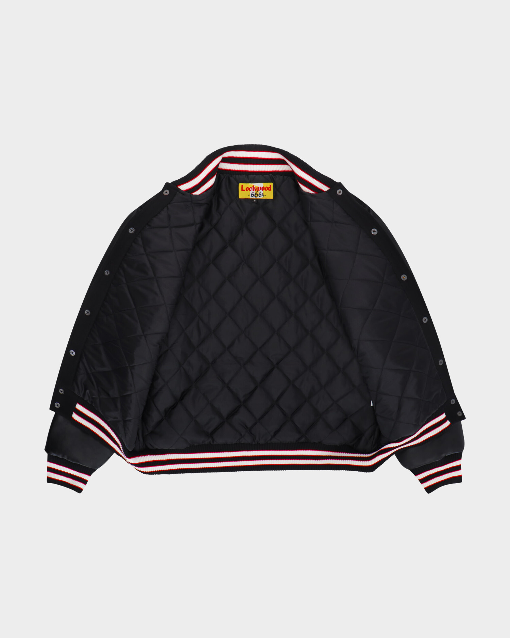 Lockwood X Duvel 666 Varsity-jack - Zwart