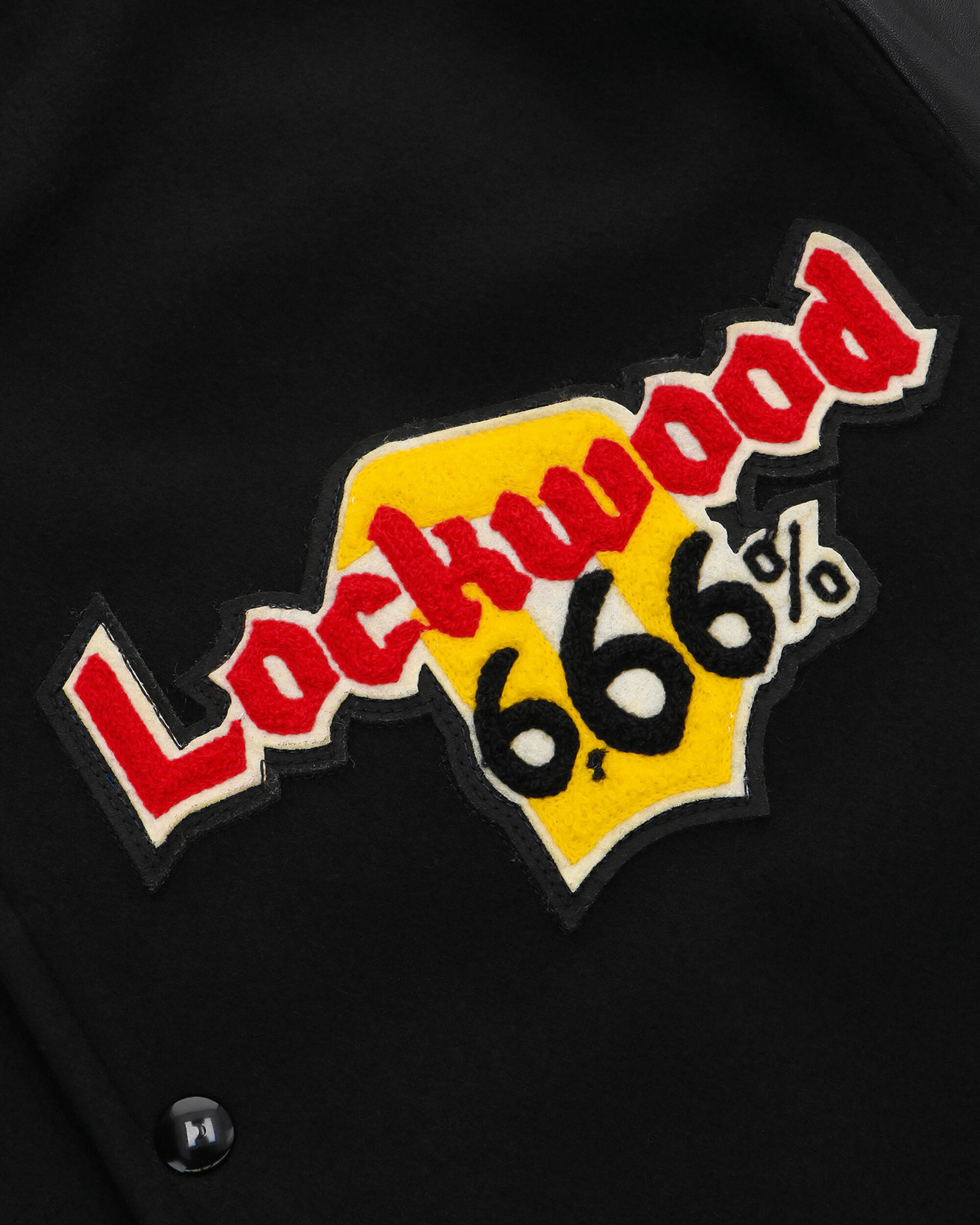 Lockwood X Duvel 666 Varsity-jack - Zwart