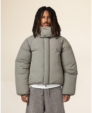 Seventh Space Coat Puffer Jacket - Stone