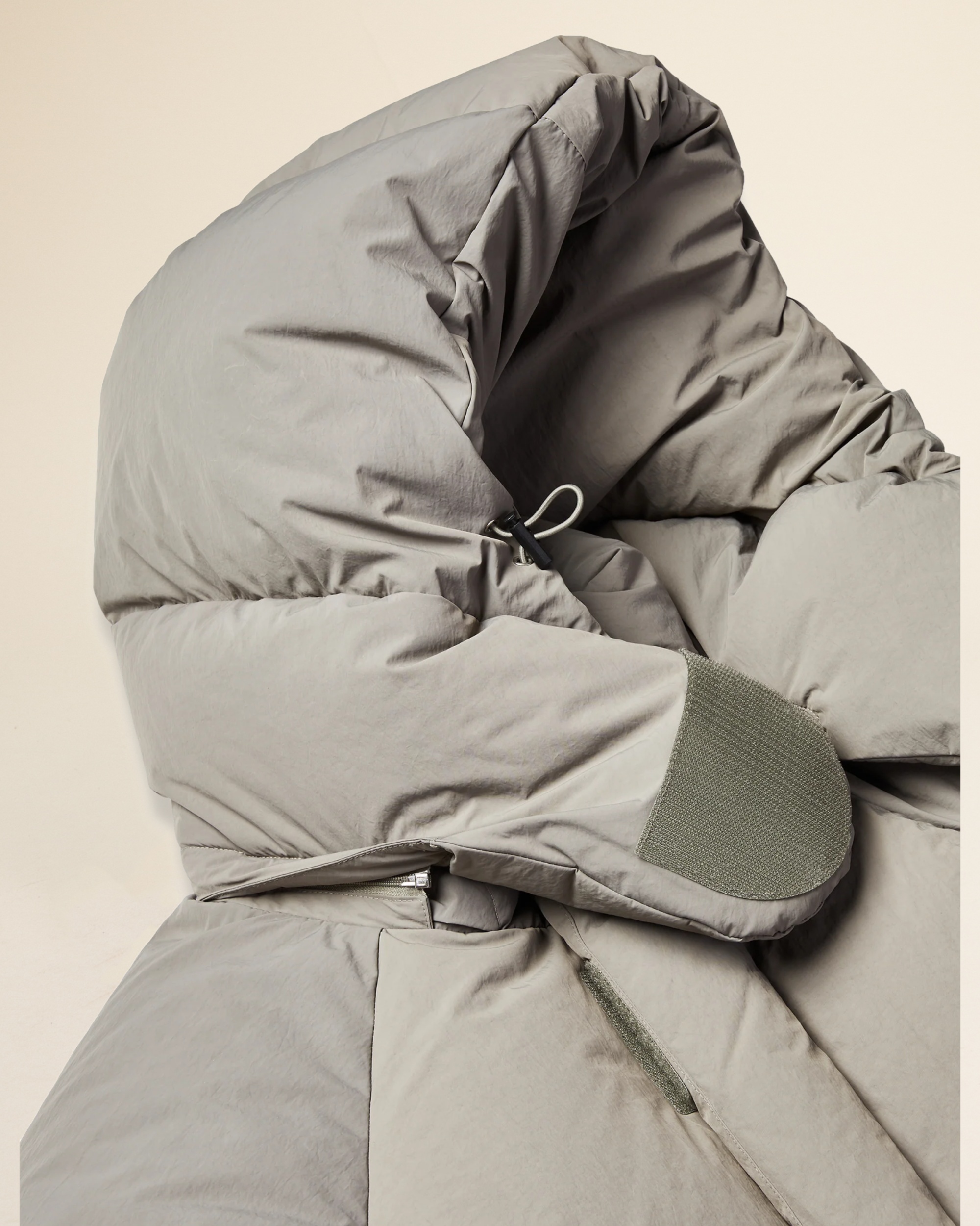 Seventh Space Coat Puffer Jacket - Stone