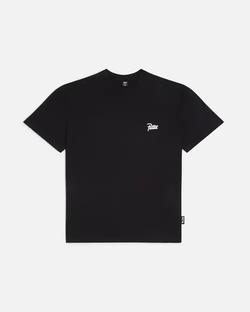 Patta Patta Basic Script Logo T-Shirt - Black