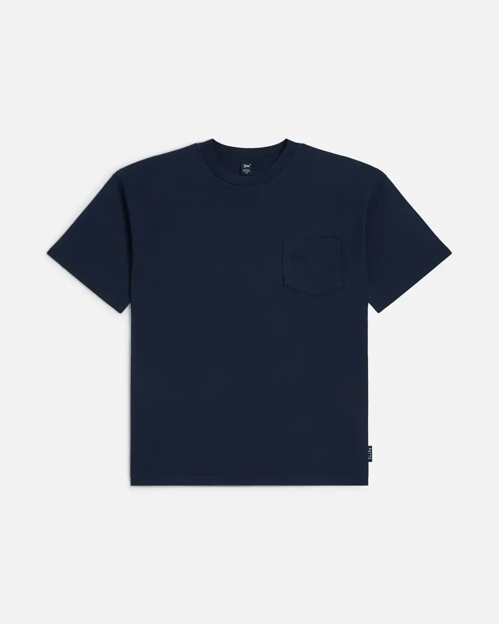 Patta Basic Washed Pocket T-Shirt - Black Iris