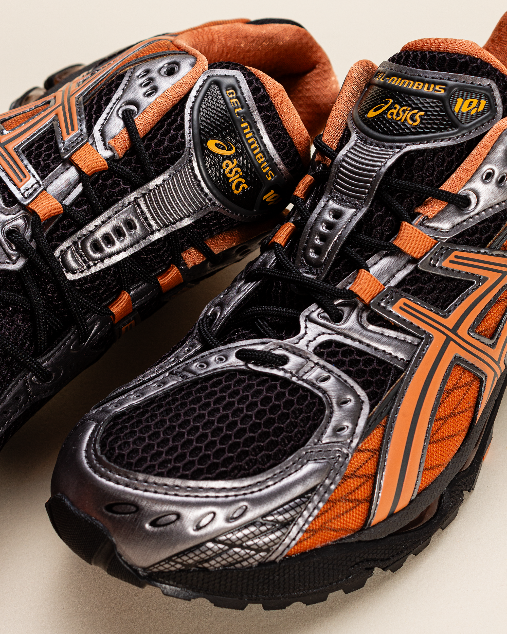 Asics Gel-Nimbus 10.1 - Black/Rust Orange