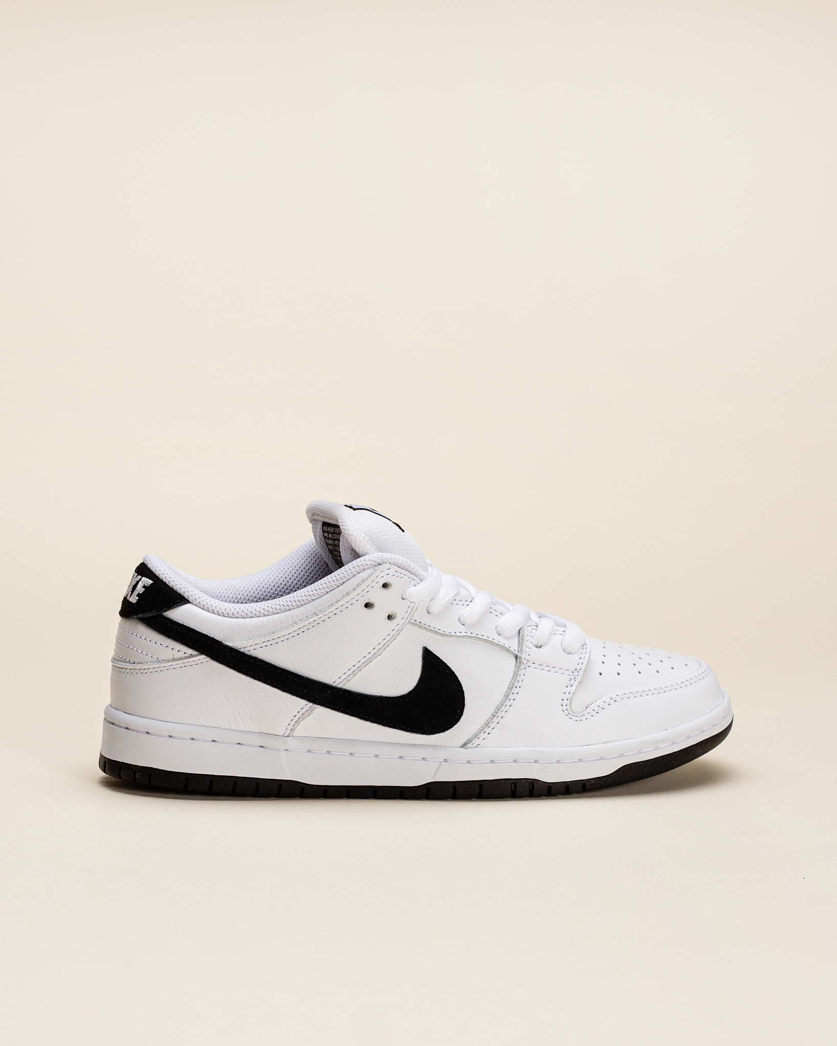 Nike SB Dunk Low Pro White/Black - Lockwood Skateshop