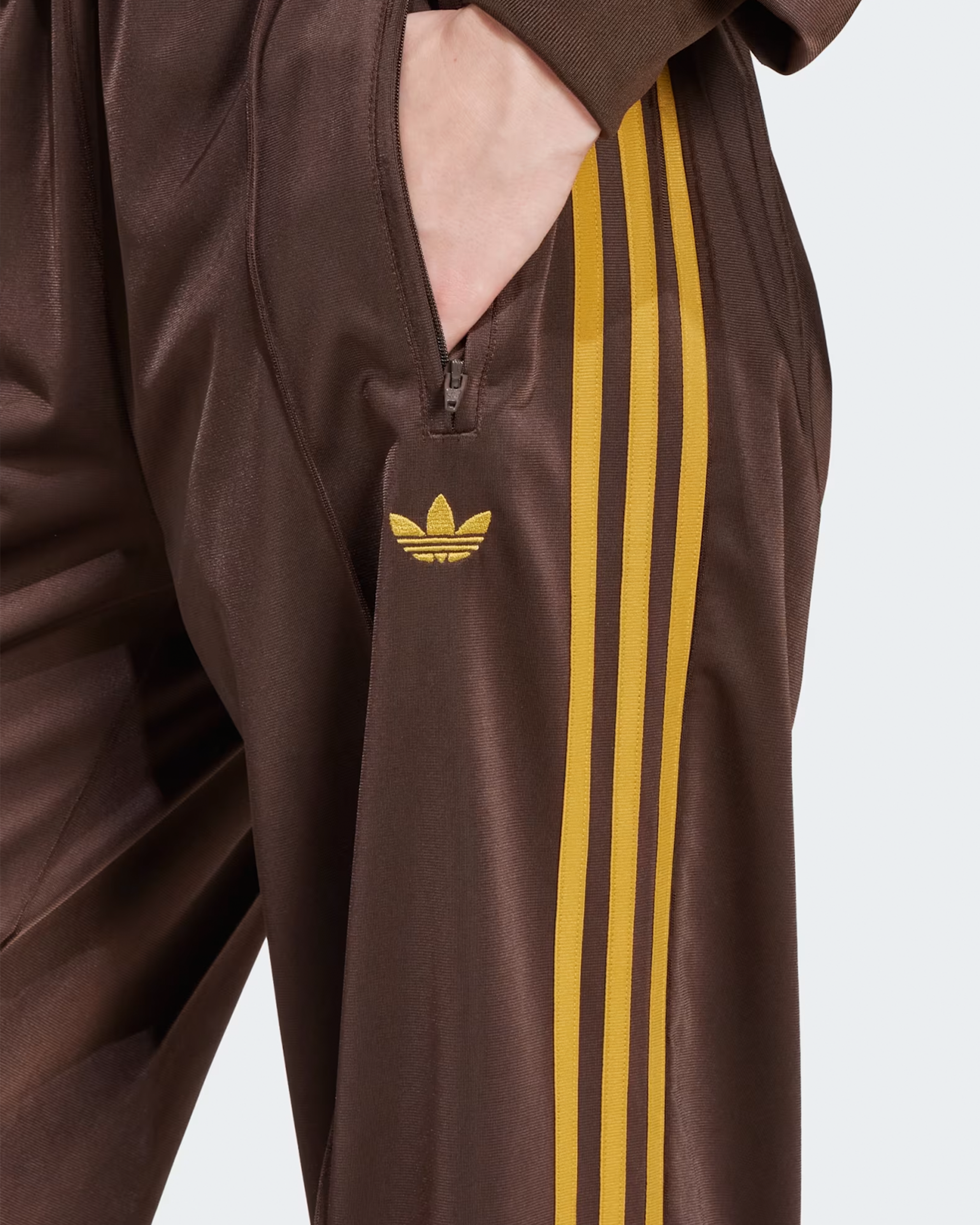 Adidas Firebird Loose Trackpants - Dark Brown / Preloved Bronze