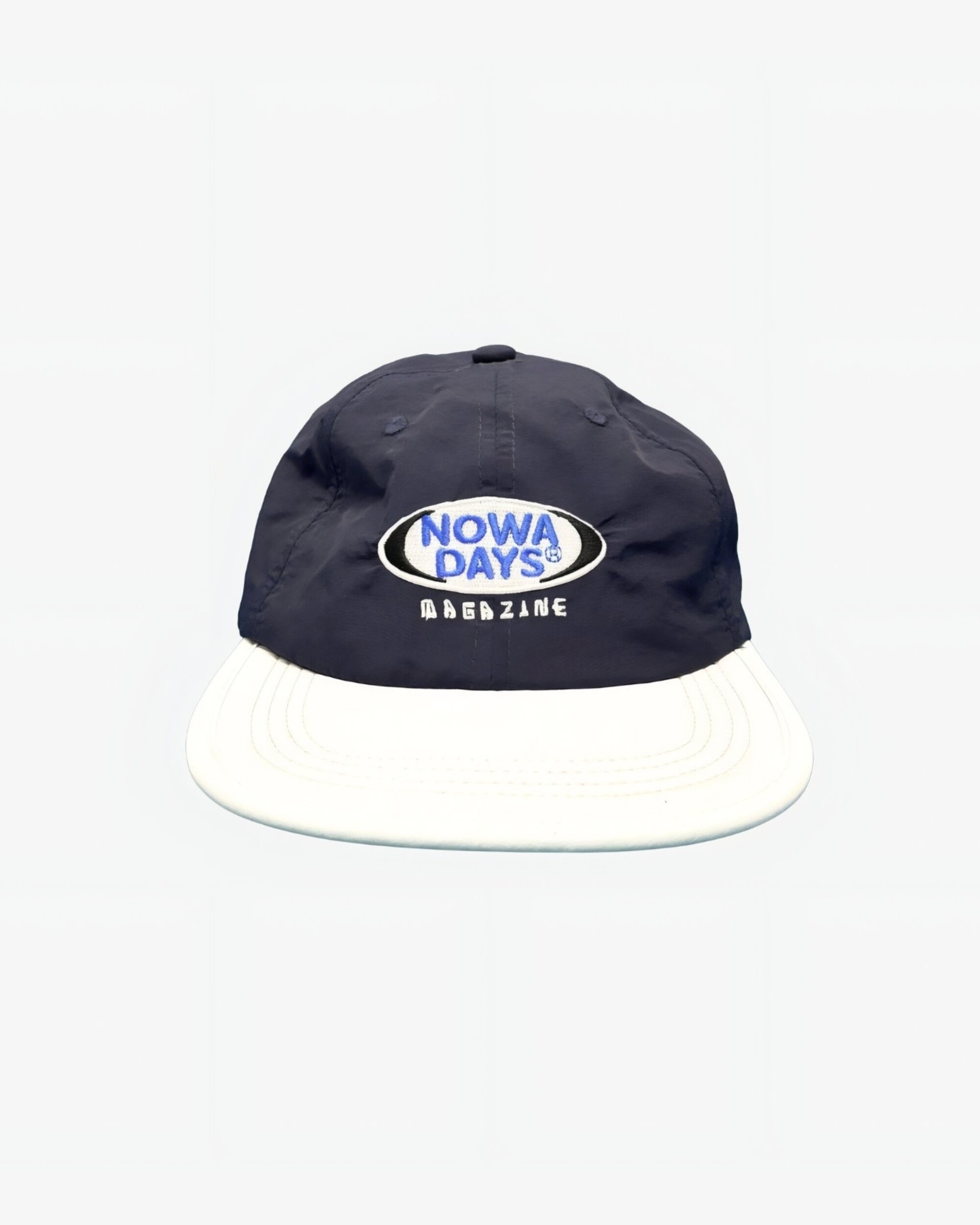 Nowadays Magazine Oval Logo Cap - Navy/White