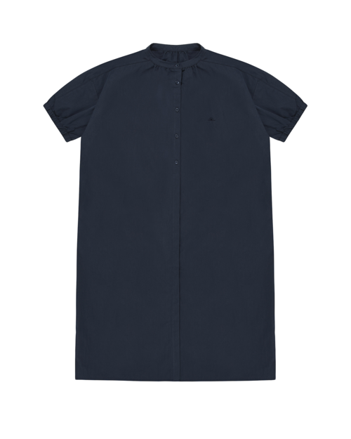 Kappy Kappy Band Collar Dress Navy