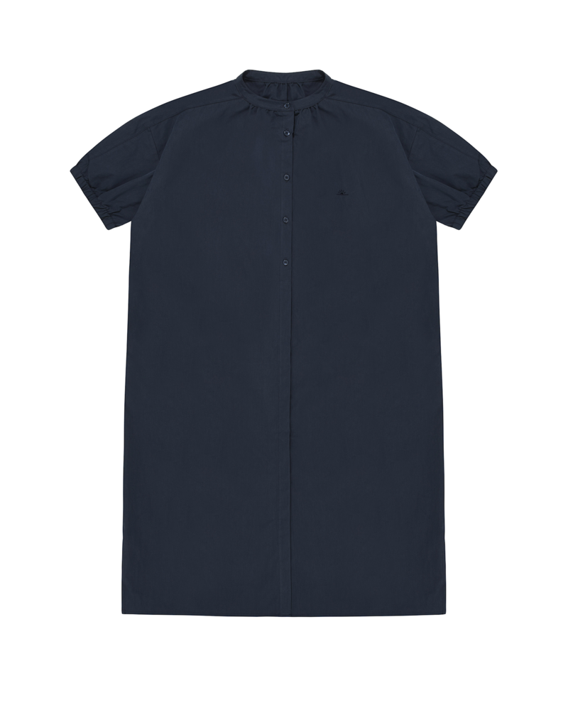Kappy Kappy Band Collar Dress Navy