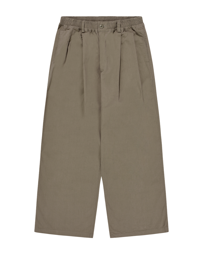 Kappy Kappy Two Tuck Wide Pants Beige