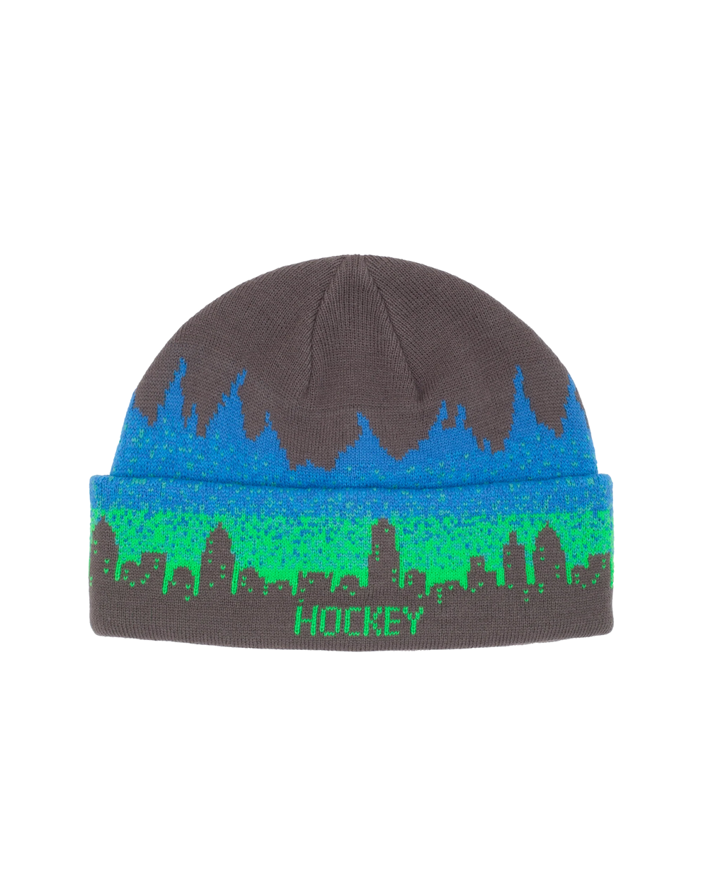 Hockey Lights out beanie - Grey Onesize