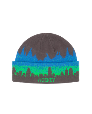 Hockey Lights out beanie - Grey Onesize