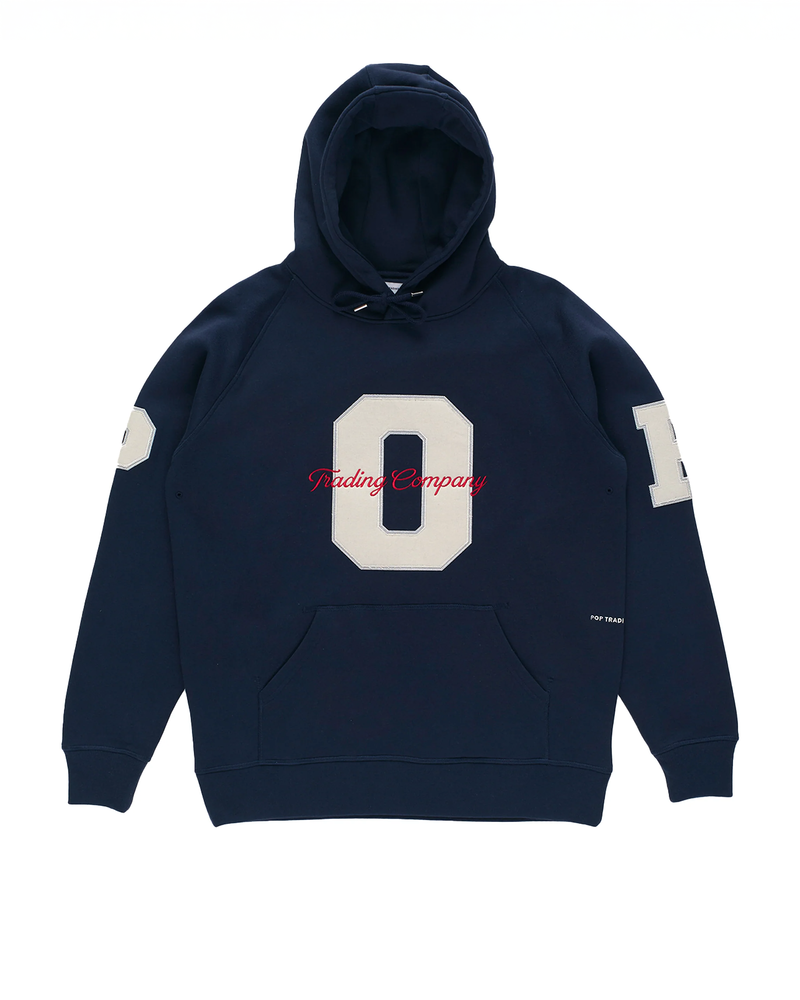 Pop Trading Co POP Trading Company Football Hooded Sweat - Navy