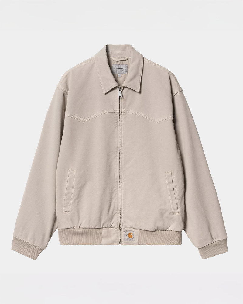Carhartt WIP Carhartt OG Santa Fe Jacket 'Dewey' Stretch Twi Dusky Beige garment dyed