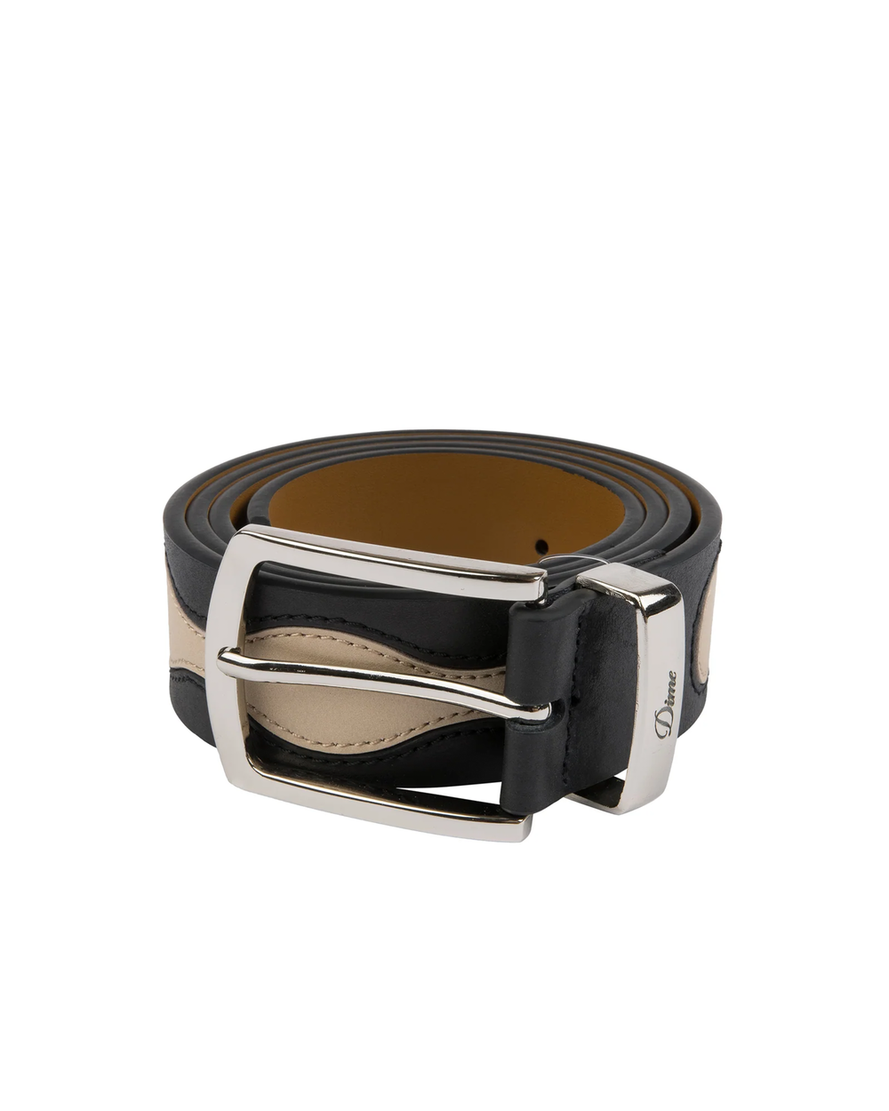Dime Premium Leather Belt Black