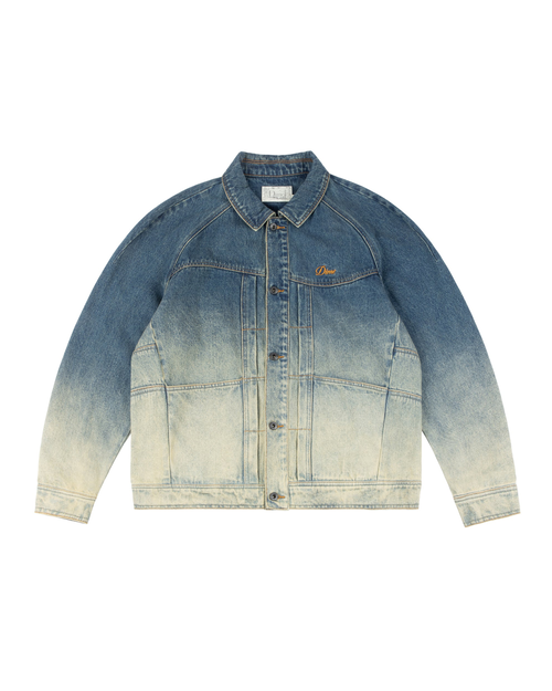 Dime Dime Denim Jacket Dipped Sandblasted Indigo