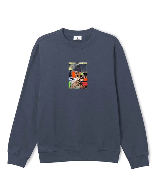 Poetic Collective Poetic Collective Good Luck Crewneck Mineral Grey