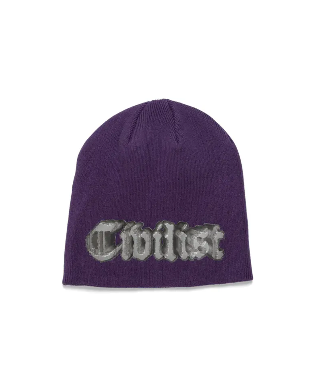 Civilist Skull Beanie Purple