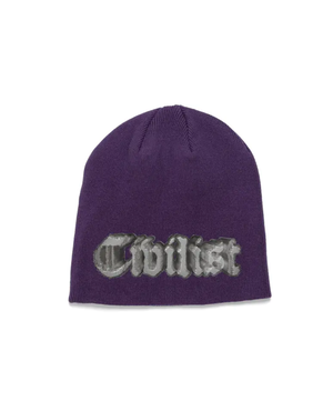 Civilist Skull Beanie Purple