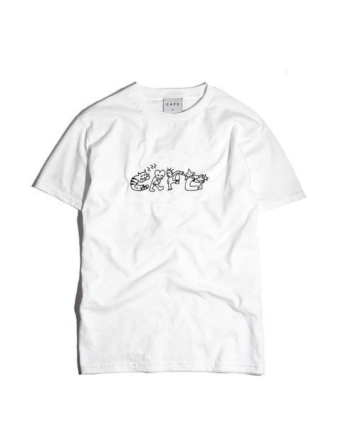 Skateboard Cafe Buddy Tee White