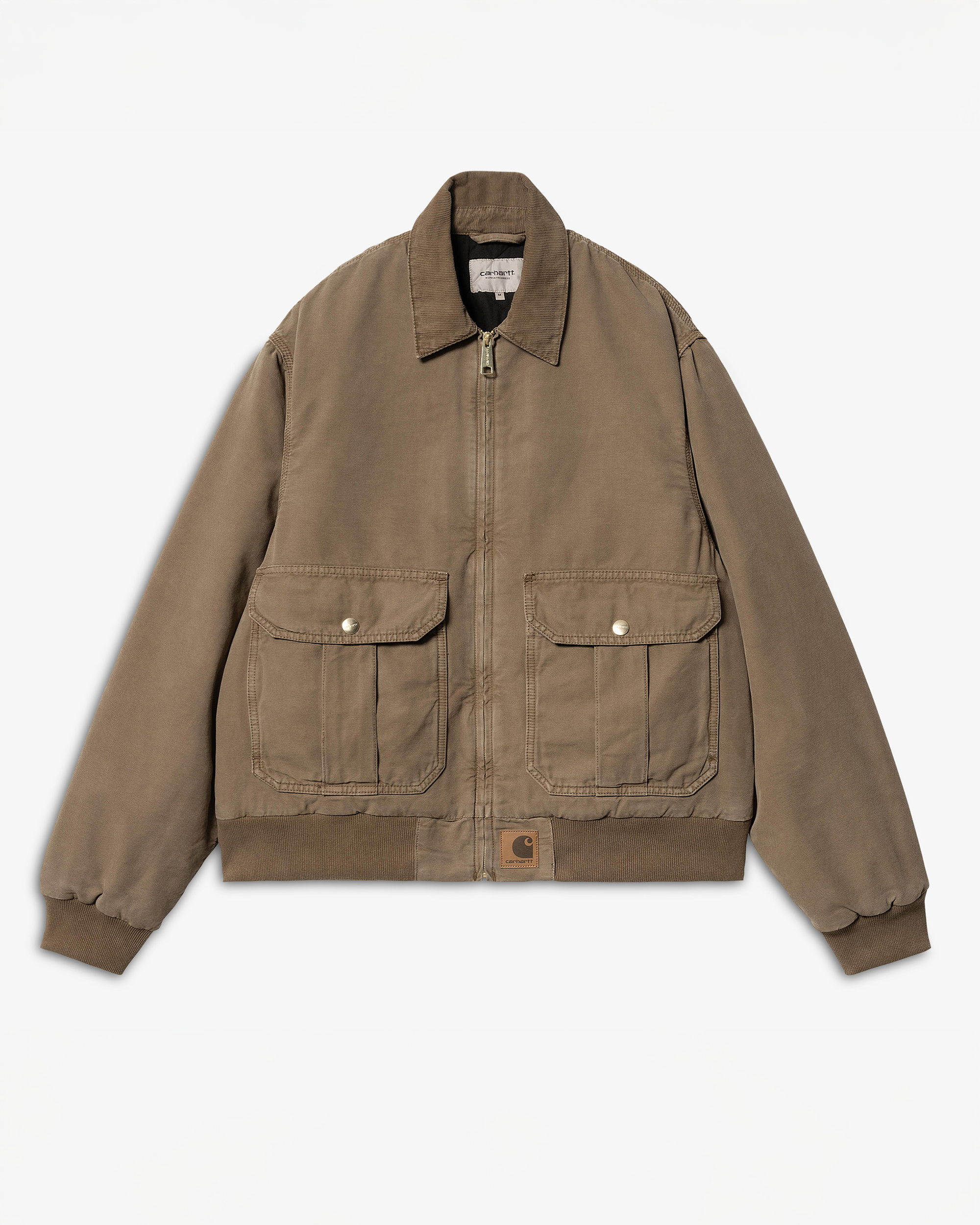 Carhartt Stanton Jacket Chocolate / Chocolate stone dyed