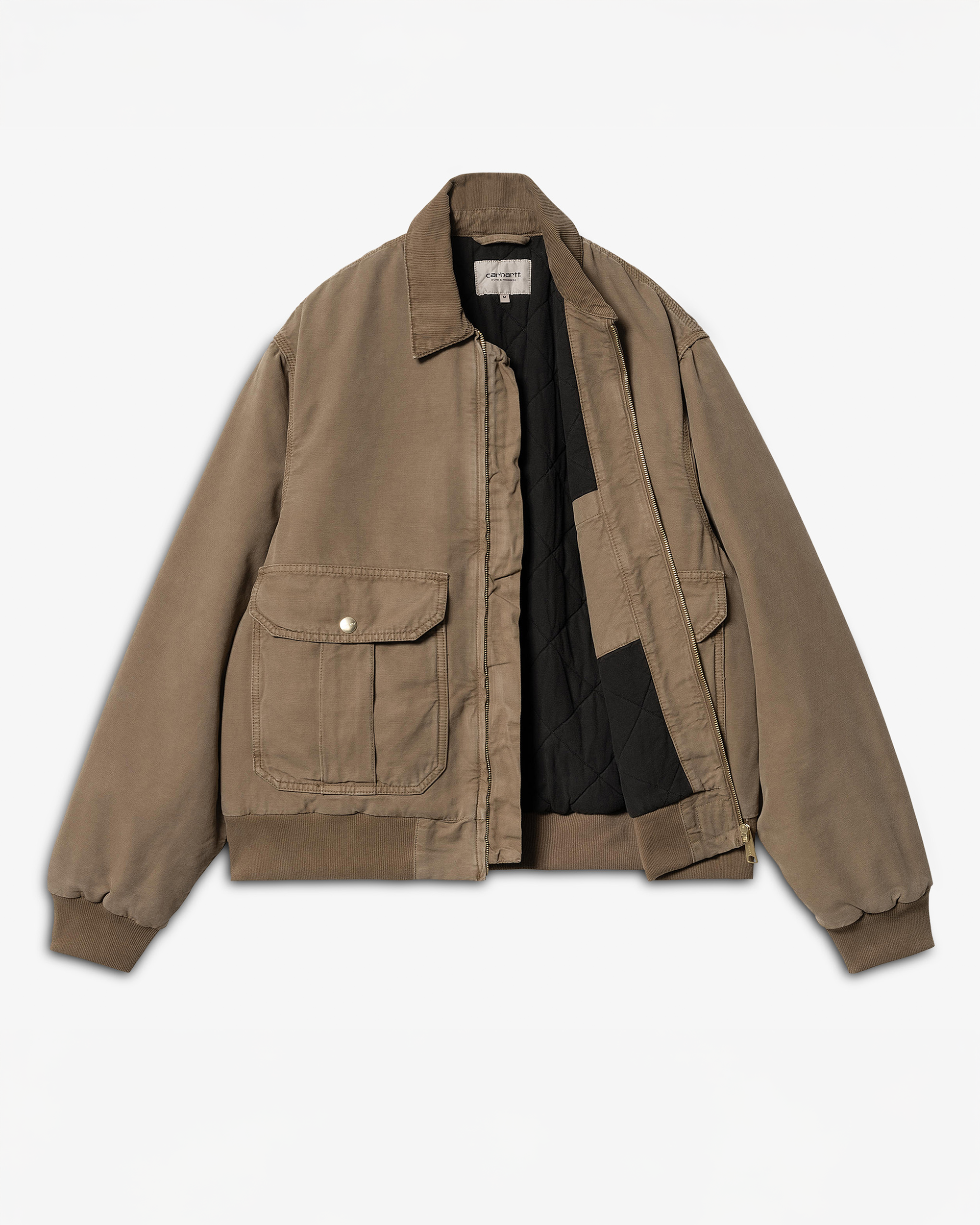 Carhartt Stanton Jacket Chocolate / Chocolate stone dyed