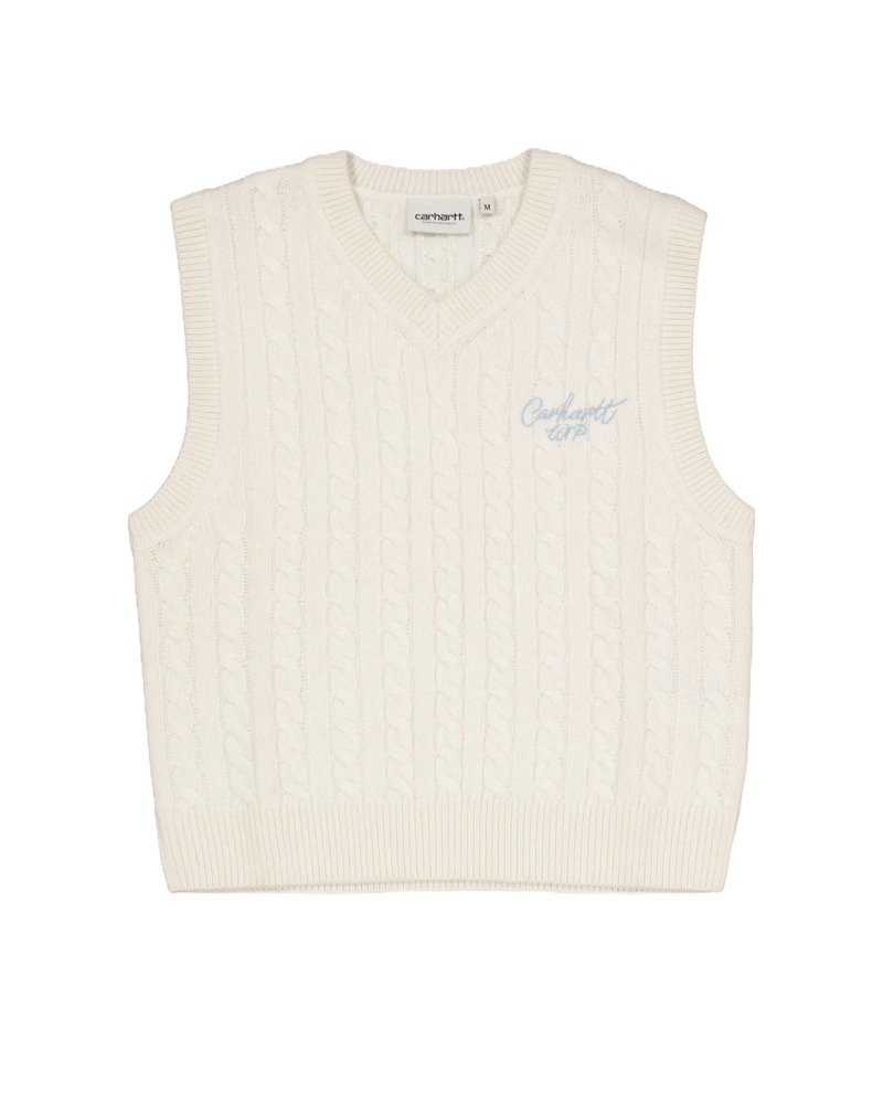 Carhartt WIP Carhartt WIP  W' Signature Vest Sweater  Lambswool/Nylon Natural / Dusty Ice