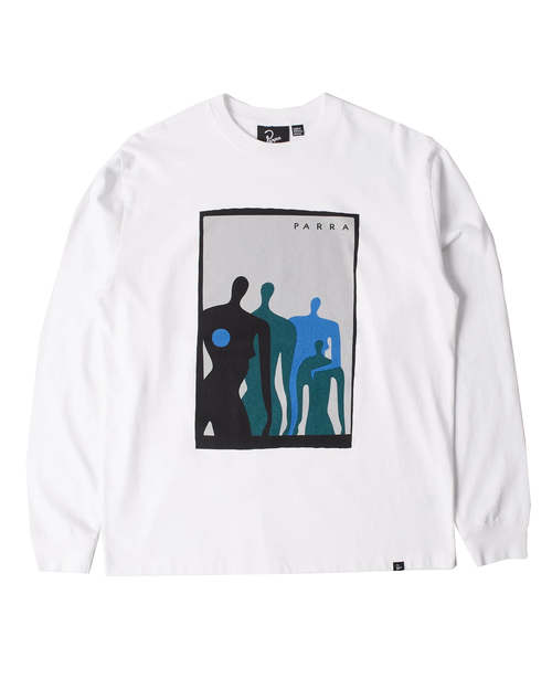 Parra Parra The Visitors Long Sleeve T-Shirt - White