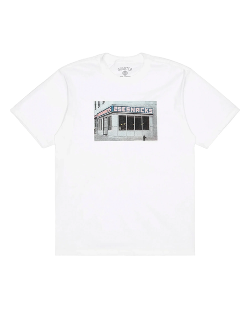 Quartersnacks Quartersnacks Diner Tee - White