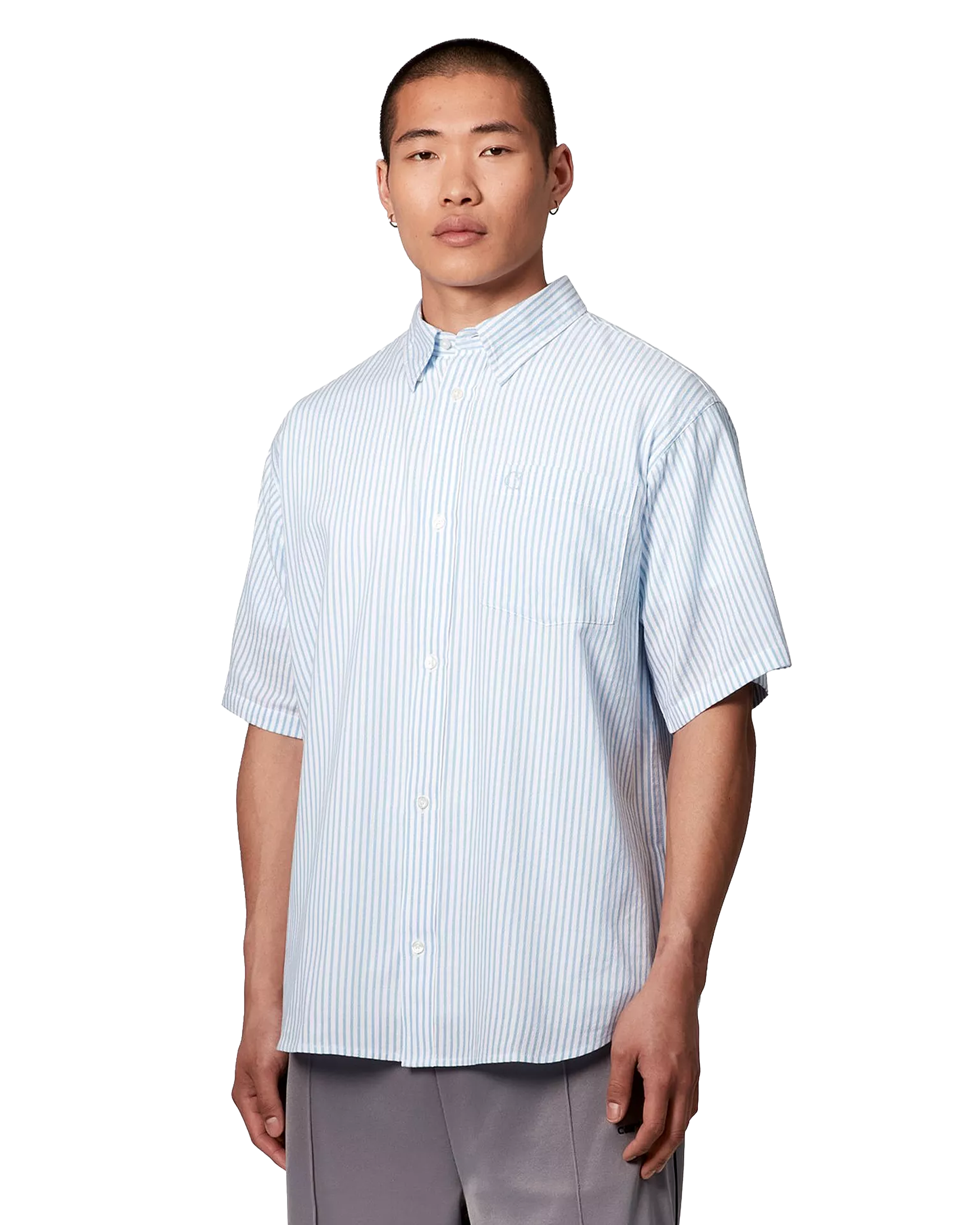 Carhartt WIP Phelps Shirt Phelps Stripe/Bluebird