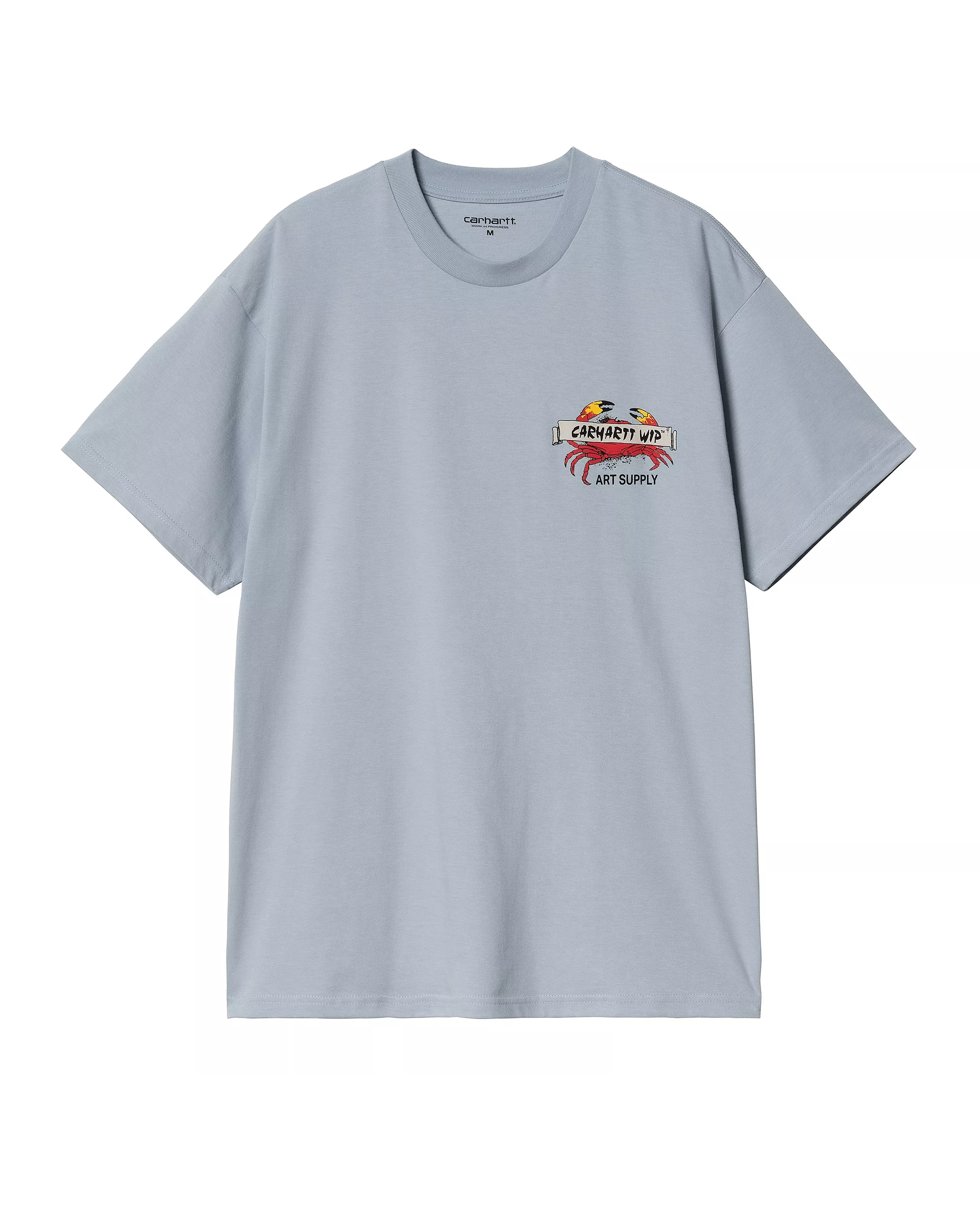 Carhartt WIP Crab Paint T-shirt - Frosted Blue