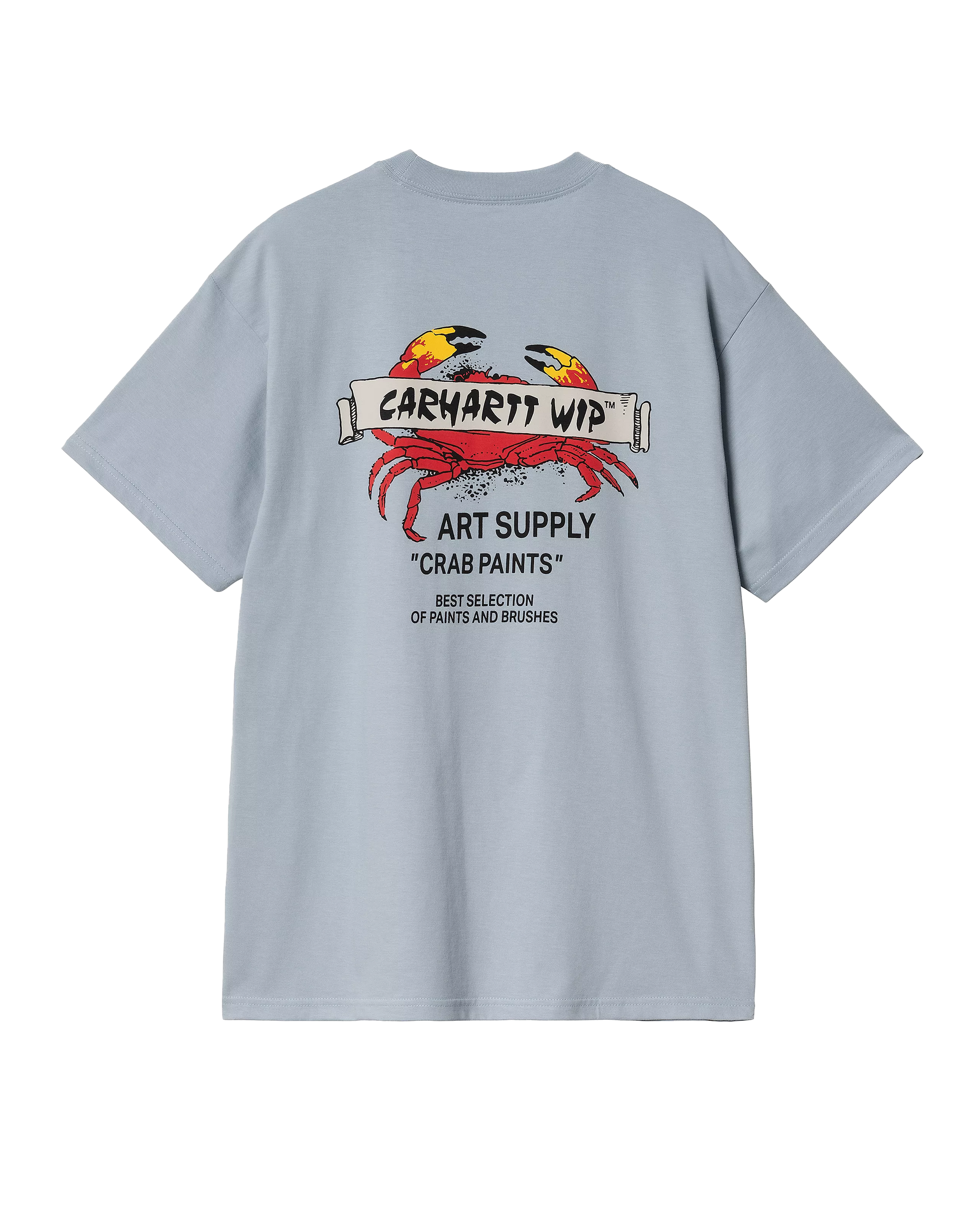 Carhartt WIP Crab Paint T-shirt - Frosted Blue