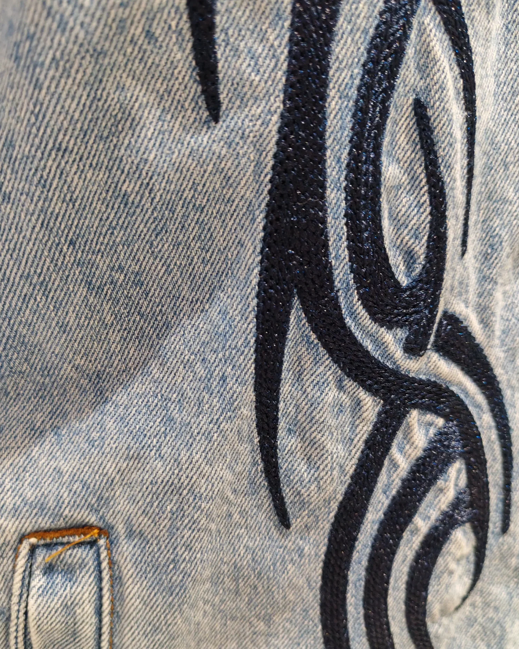 Stingwater Tribal Zip Up Hoodie - Vintage Blue