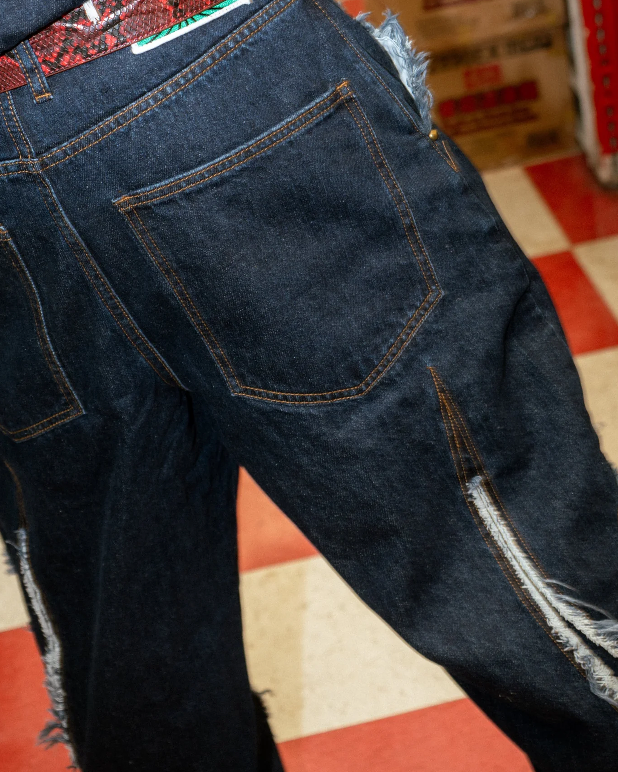 Stingwatern Tribe Jeans - True Blue