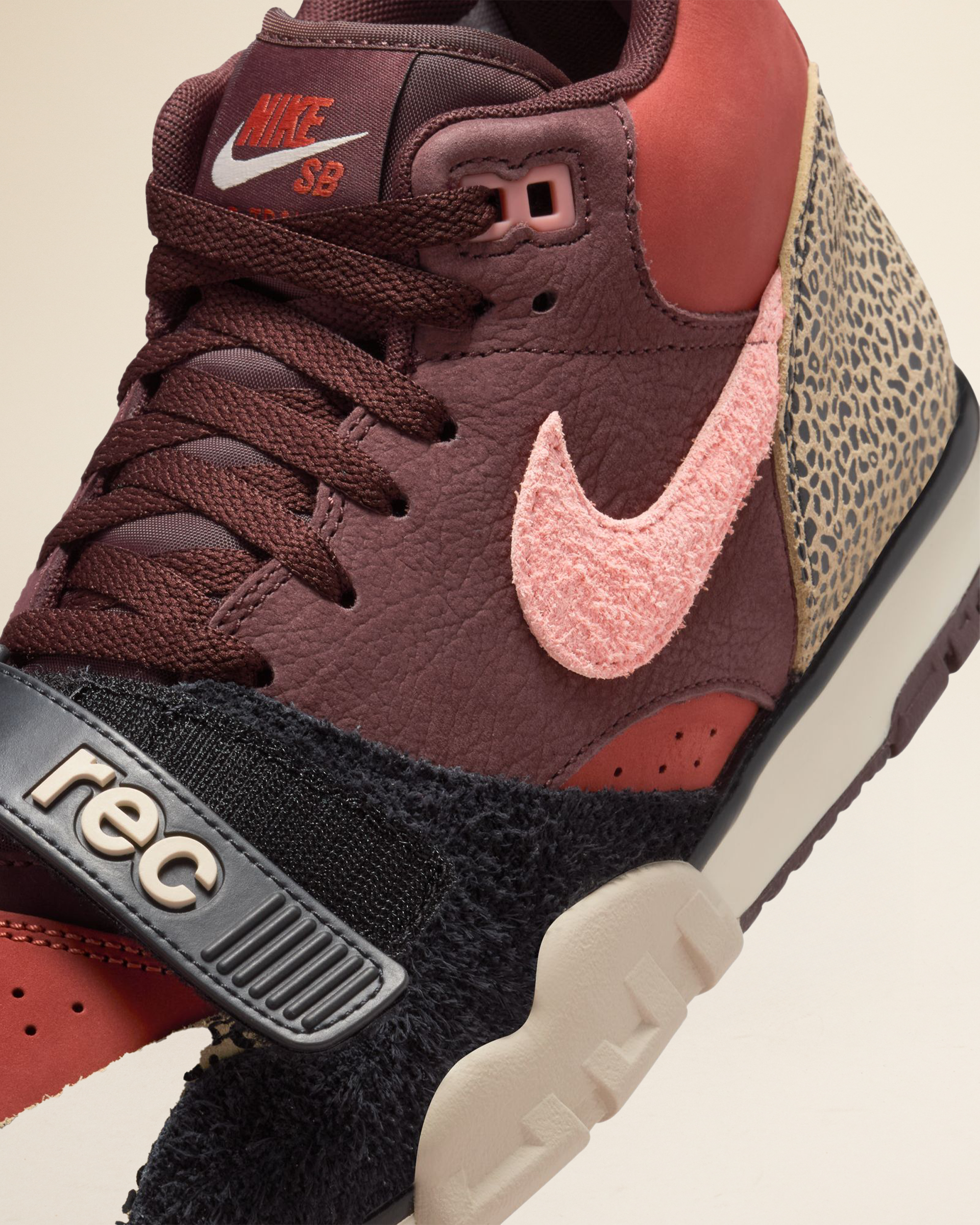 Nike Sb Air Trainer Limestone/Pink Quartz Earth Dusty Peach