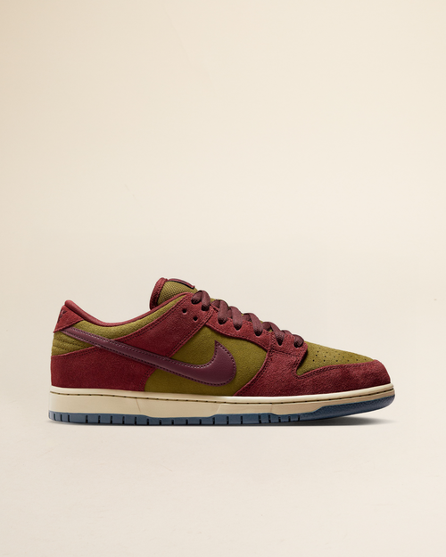 Nike Nike SB Dunk Low Pro Dark Team Red/Olive Flak/Parachute Beige/Burgundy Crush