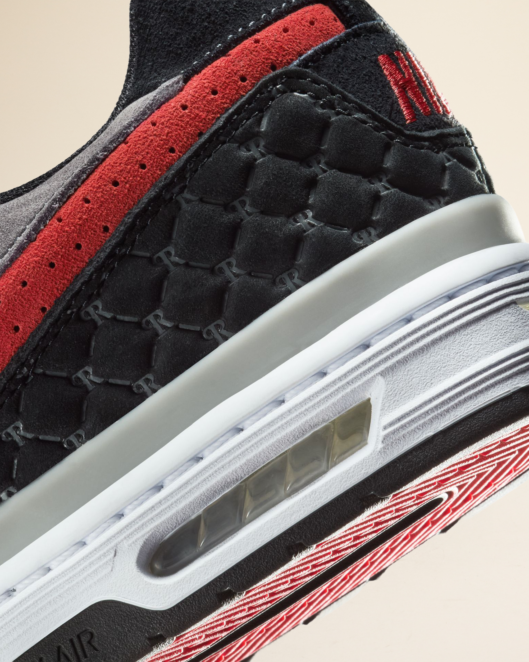 Nike SB Zoom Air Paul Rodriguez Low - Black/Varsity Red -  Flint Grey/Black