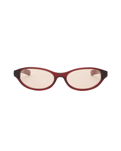 Flatlist Flatlist 'Olympia' - Crystal Burgundy/Solid Peach Lens