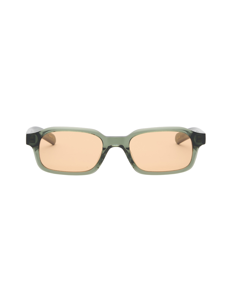 Flatlist Flatlist 'Hanky' - Crystal Duck Green/Faded Orange Lens