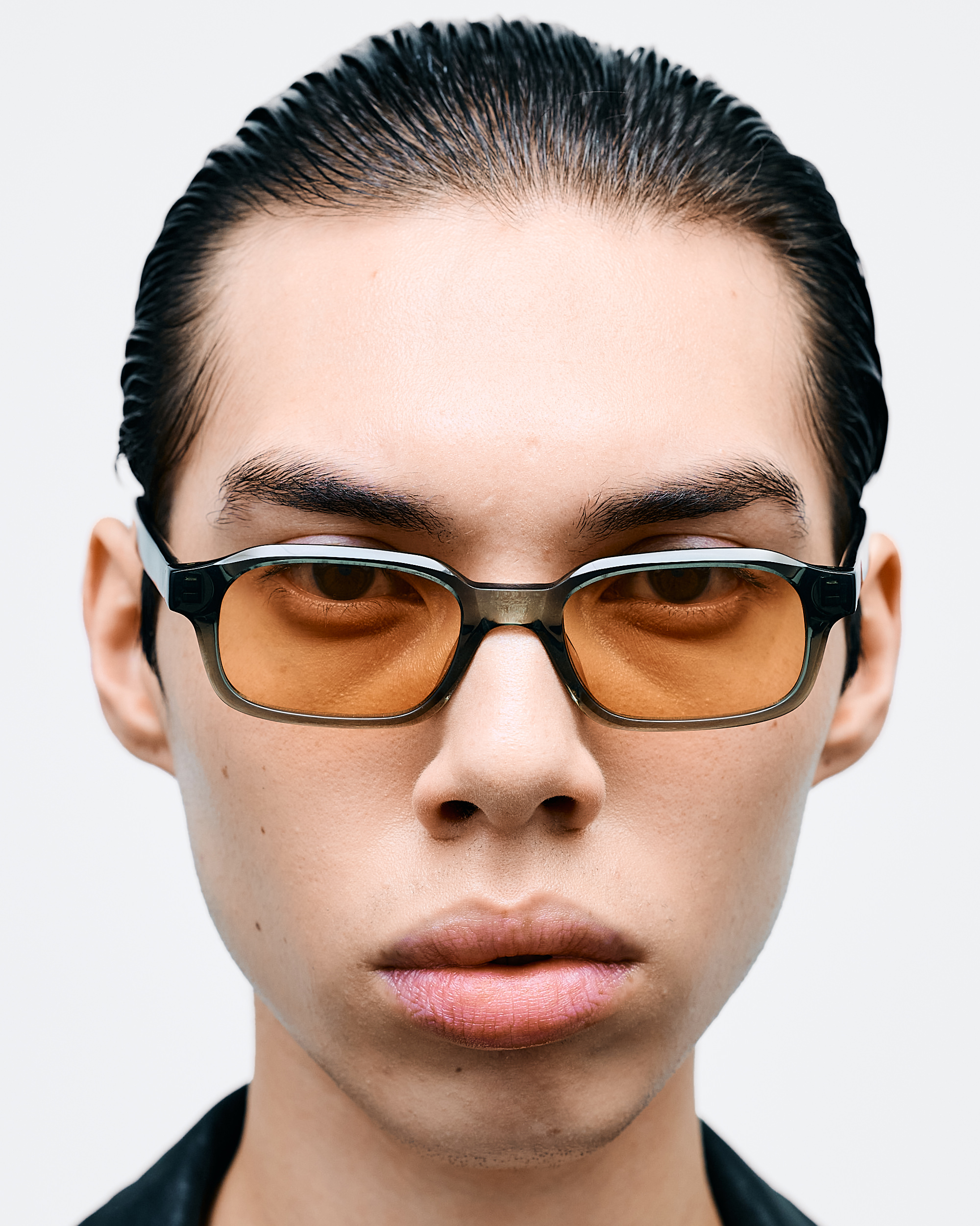 Flatlist 'Hanky' - Crystal Duck Green/Faded Orange Lens