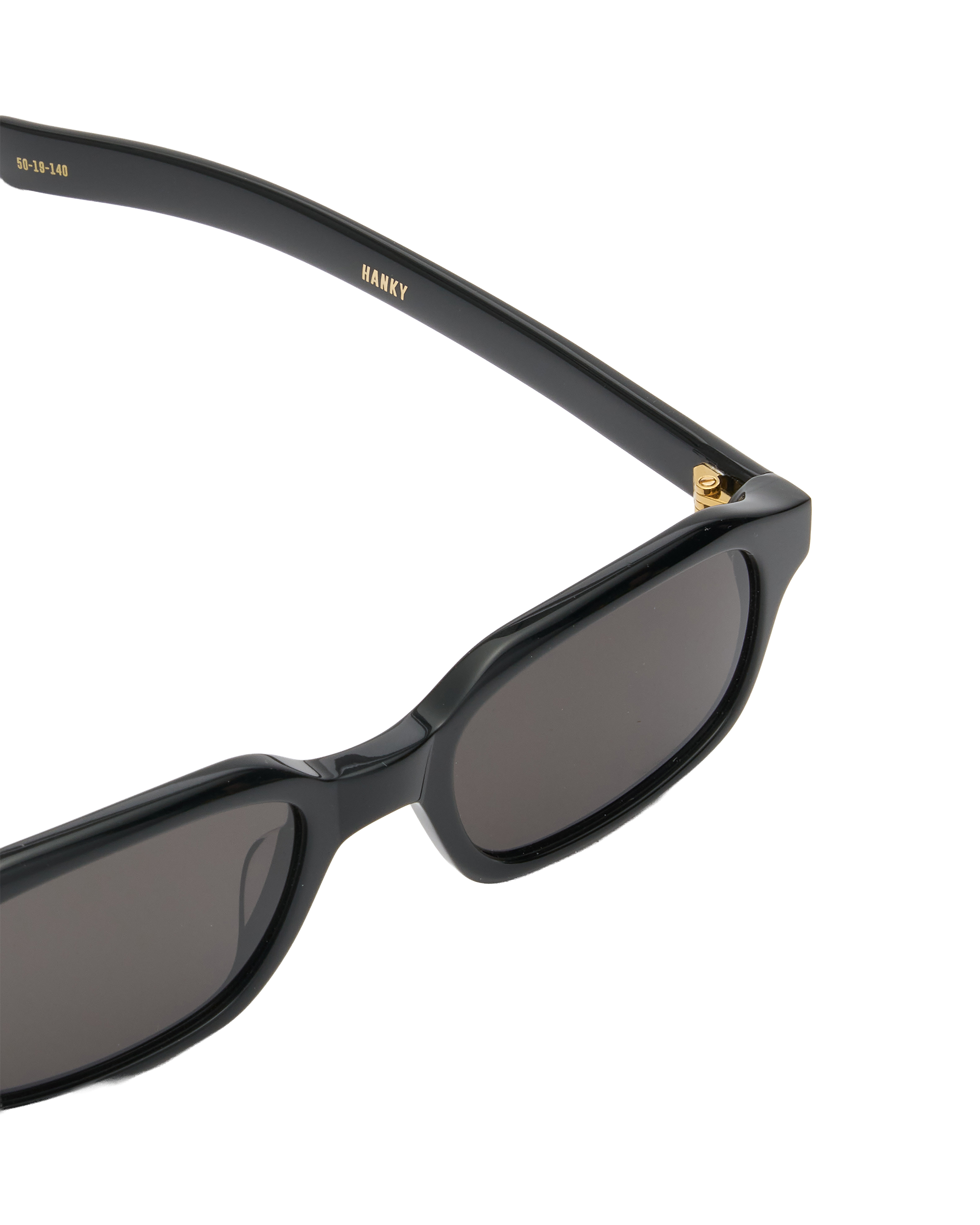 Flatlist 'Hanky' - Solid Black/Solid Black Lens