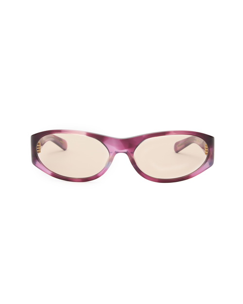 Flatlist Flatlist 'Eddie Kyu' - Fantasy Pink /Peach Lens blue Light Lens