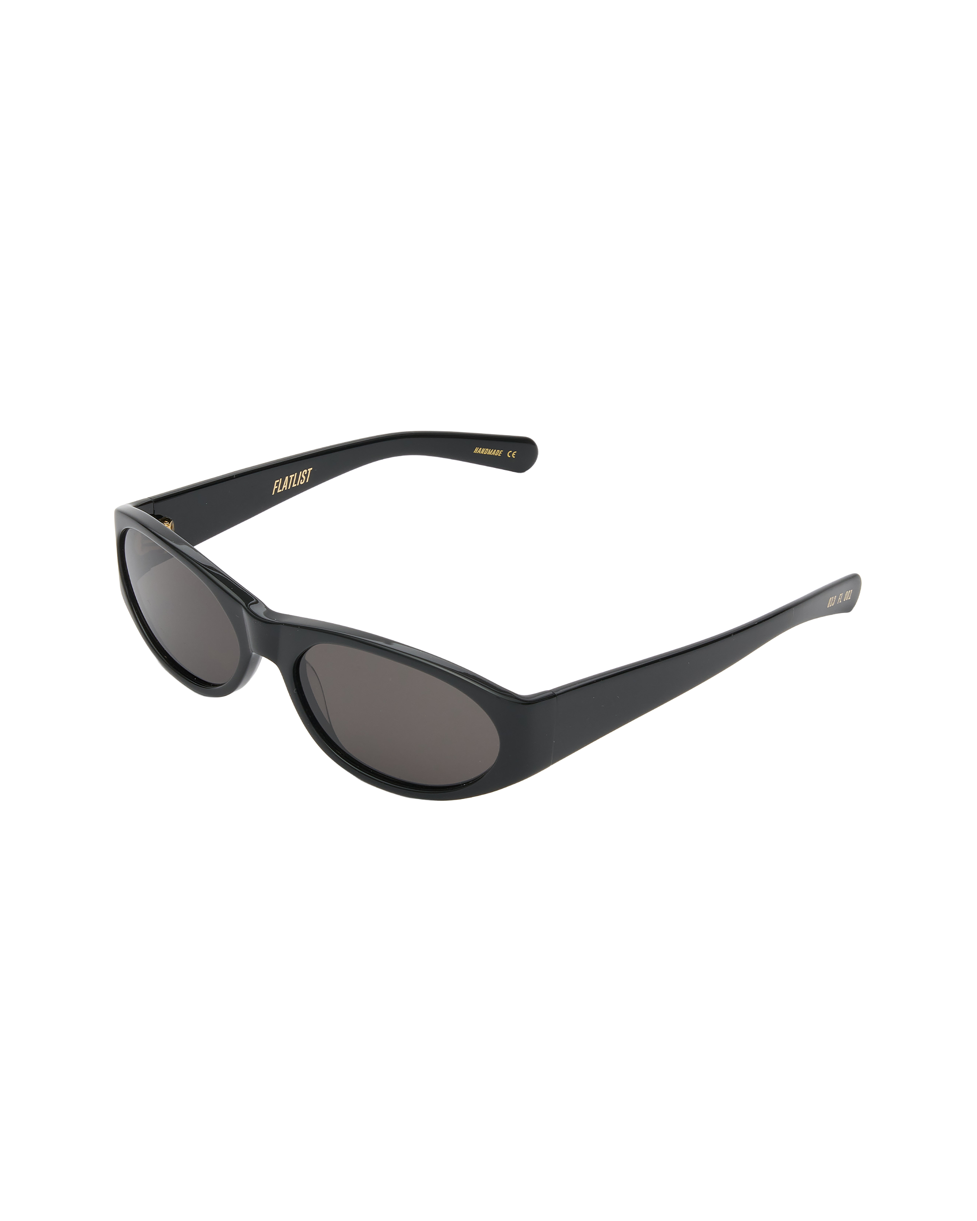 Flatlist 'Eddie Kyu' - Solid Black/Solid Black Lens