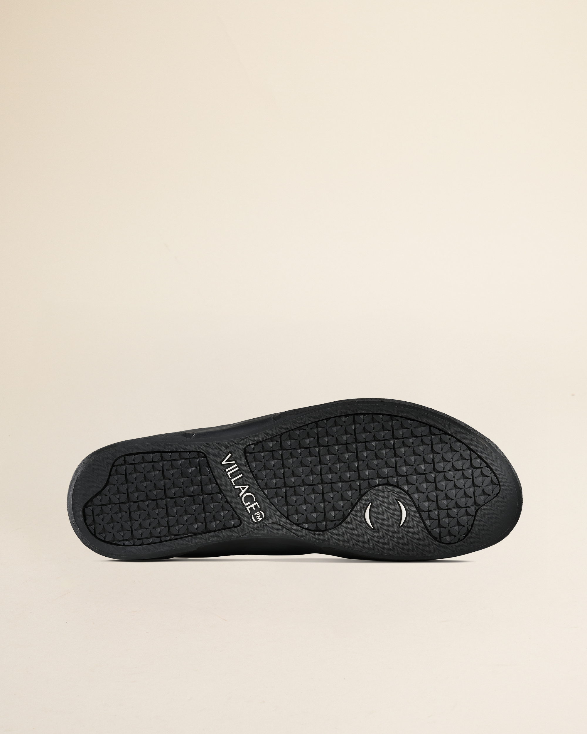 Village 1PM Leather Suede - Black/Natural Black