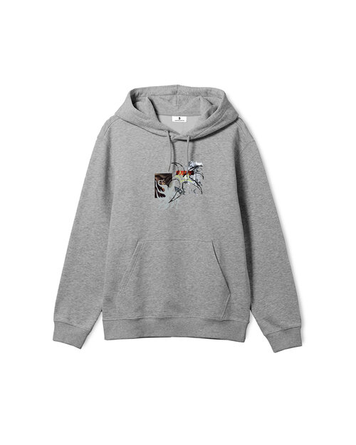 Poetic Collective Poetic Collective Eagle Collage hoodie Heather Grey