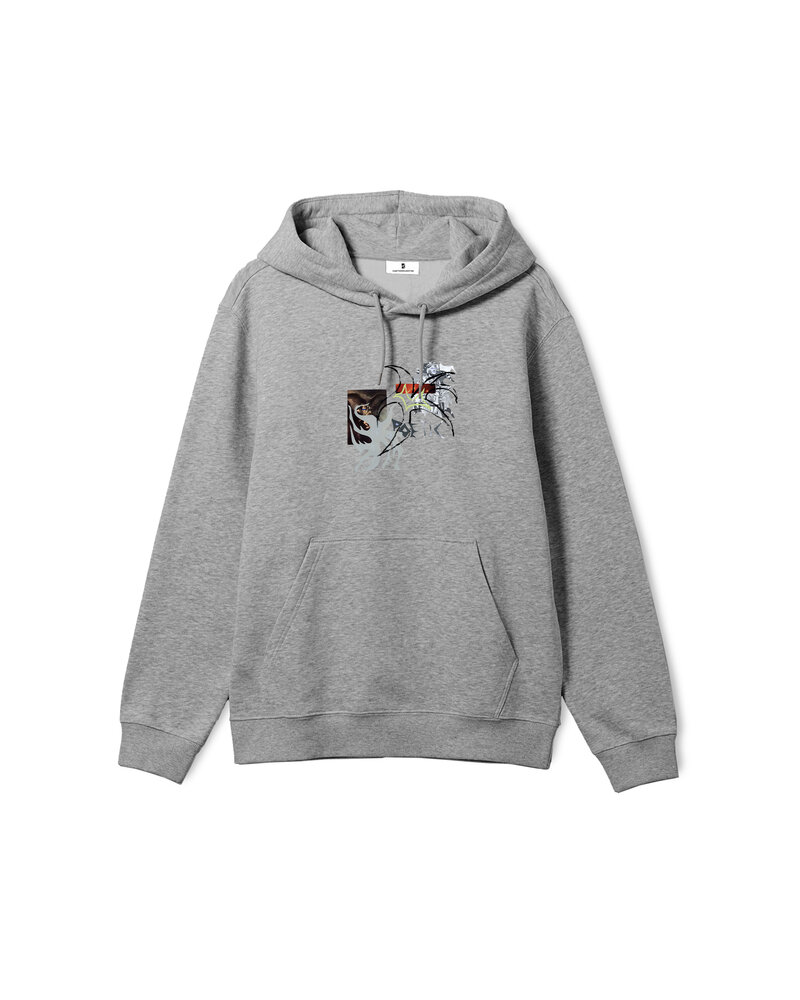 Poetic Collective Poetic Collective Eagle Collage hoodie Heather Grey