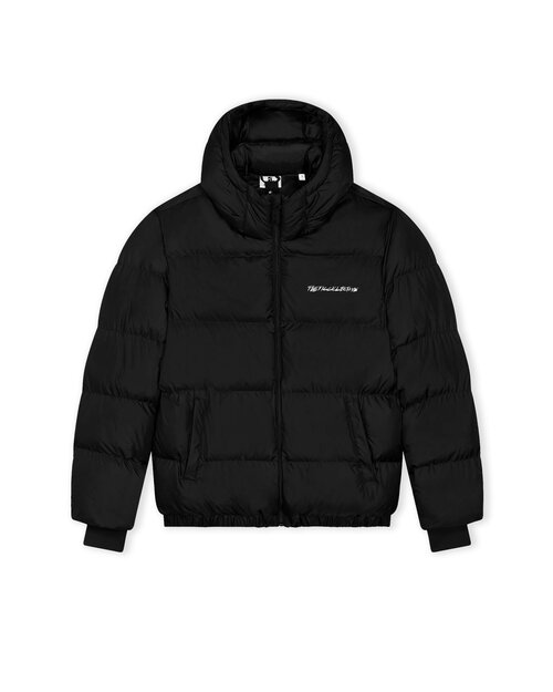 Poetic Collective Poetic Collective Hooded Puffer Jacket - Black